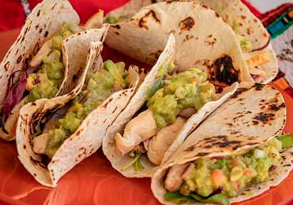 ORDEN DE TACOS DE PECHUGA DE POLLO
